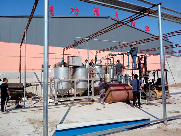 河北沧州牛米乐·(M6)网页版加工设备安装现场